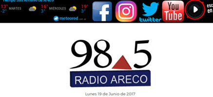 RADIO ARECO 98.5